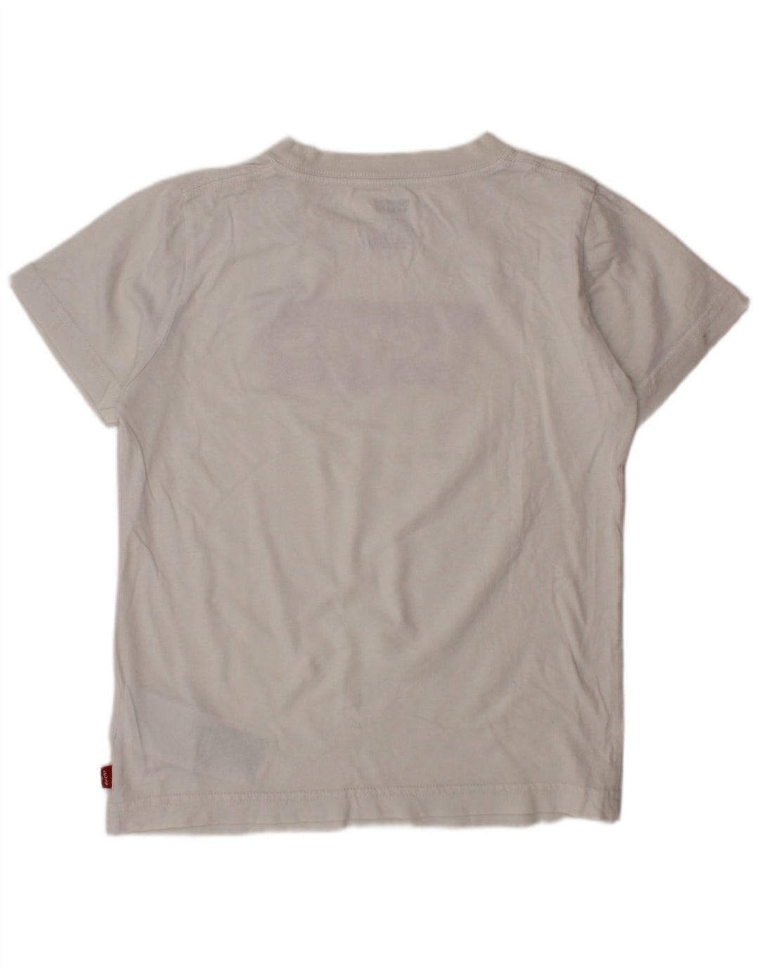 LEVI'S Drenge Grafisk T-Shirt Top 7-8 År Hvid Bomuld