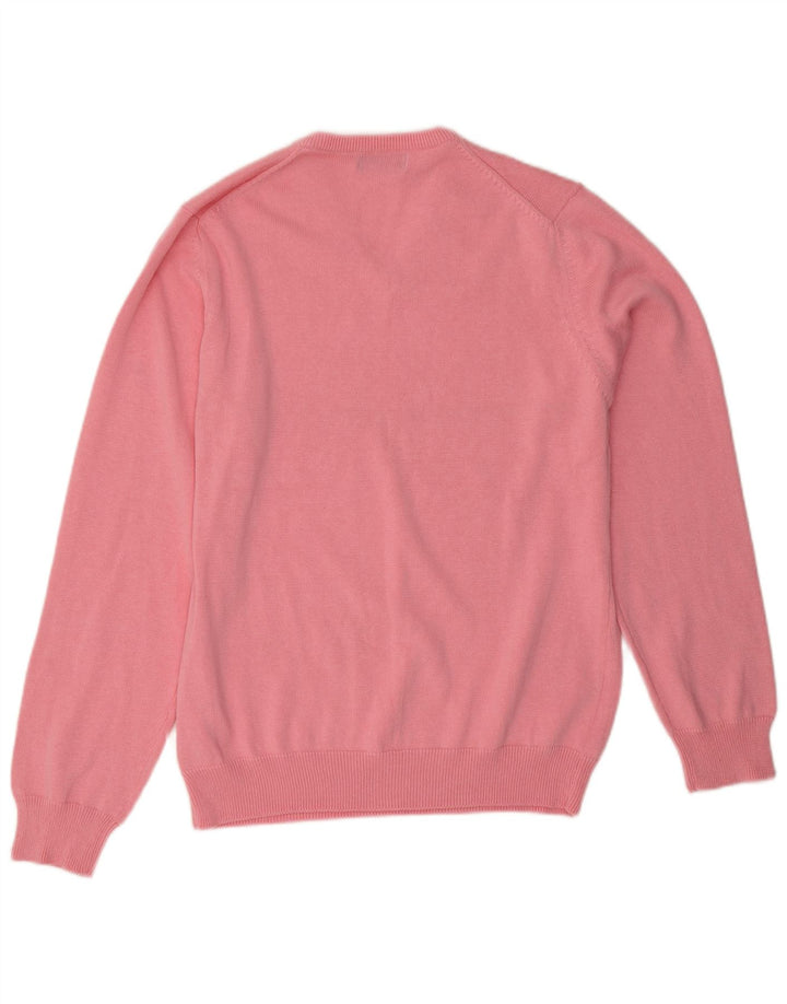 Marks & Spencer Herre V-hals sweater Medium Pink Bomuld