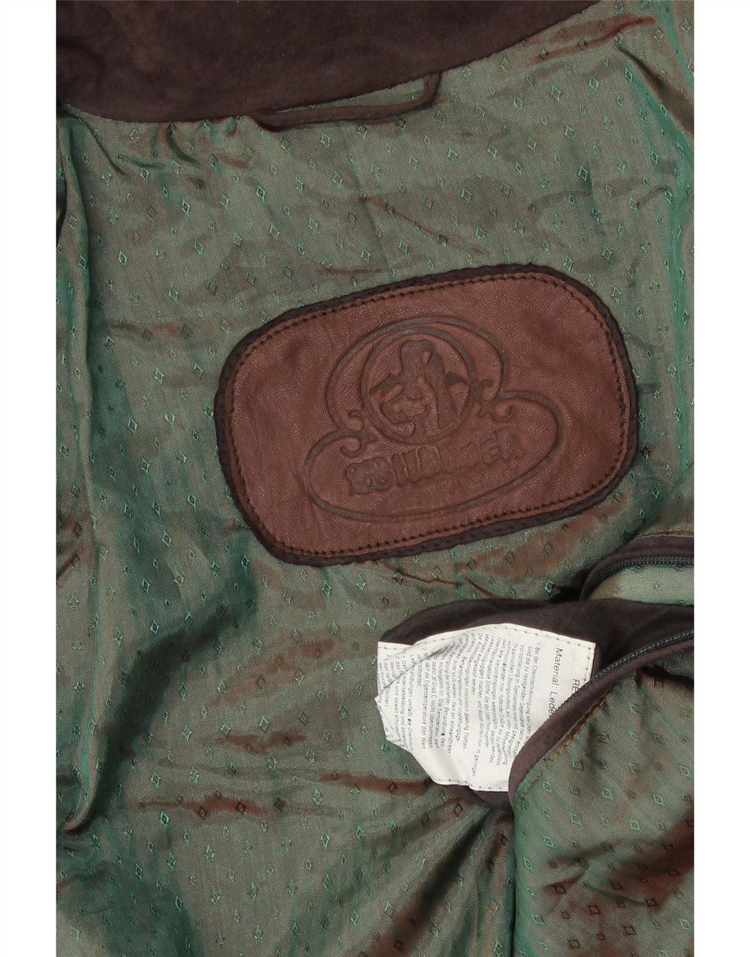 Vintage herre ruskind vindjakke UK 42 XL brunt læder