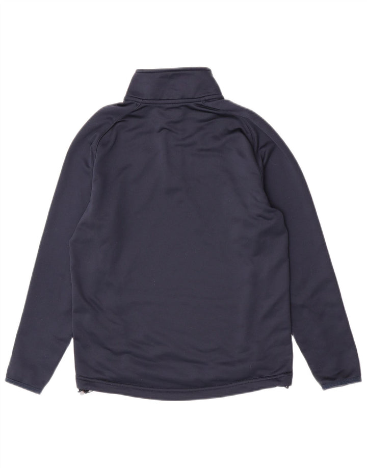Canterbury Boys Zip Neck Sweatshirt Jumper 11-12 år Navy Blue Polyester