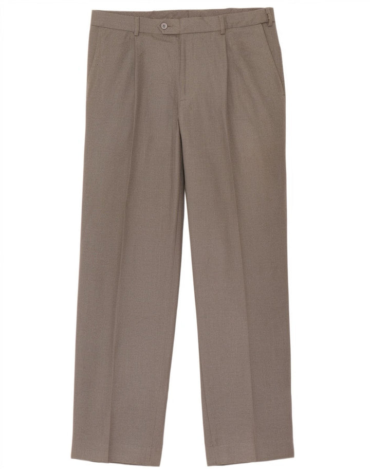 Marks & Spencer Herre Pegged Suit Bukser W36 L31 Grå Polyester