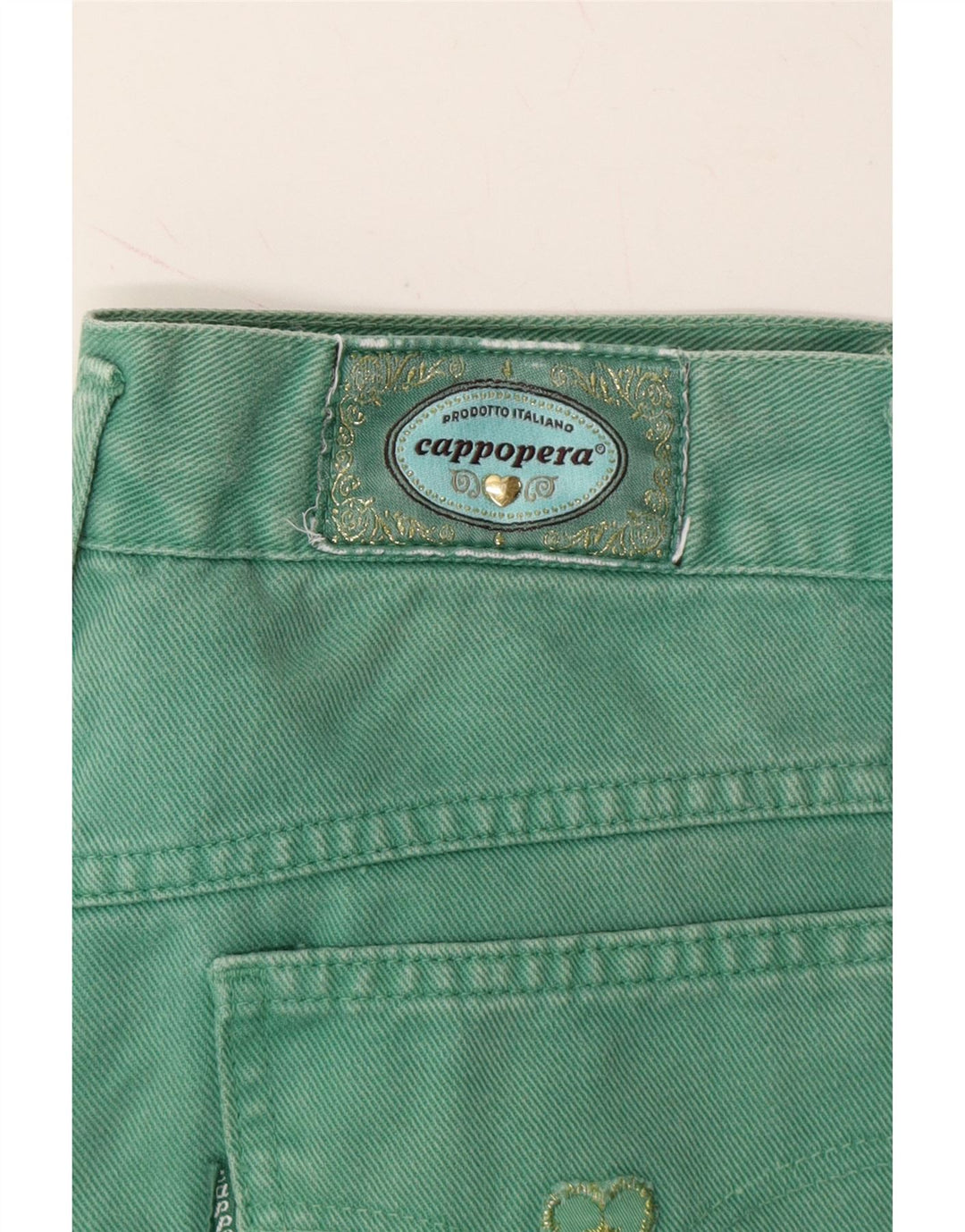 CAPPOPERA Womens Tapered Jeans W32 L30 Green Vintage Cappopera and Second-Hand Cappopera from Messina Hembry 