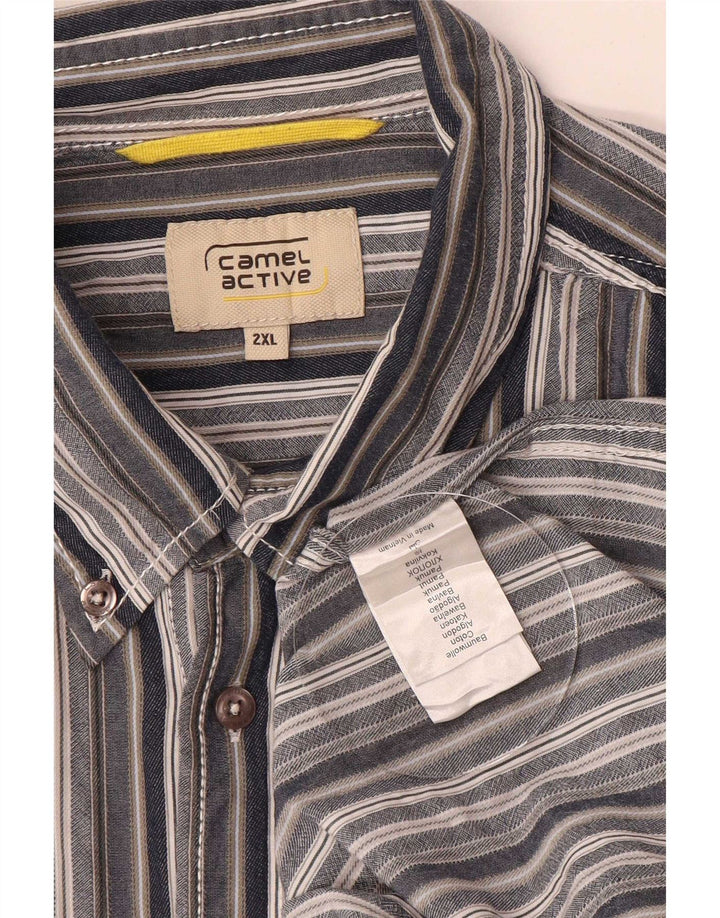Camel Active Herreskjorte 2XL blåstribet bomuld