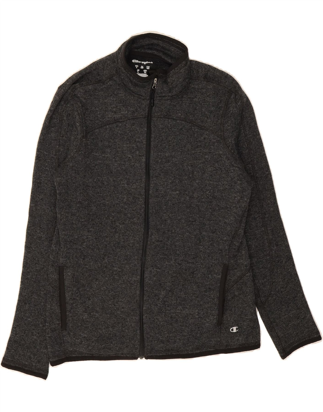 CHAMPION Womens Tracksuit Top Jacket UK 16 Large Grey Polyester Vintage Champion and Second-Hand Champion from Messina Hembry 