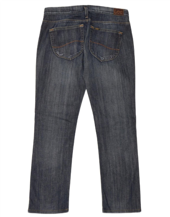 Lee Dame Lynn Straight Jeans W29 L29 Blå Bomuld