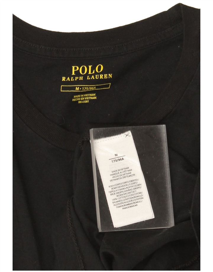 Polo Ralph Lauren Herre T-Shirt Top Medium Sort Bomuld