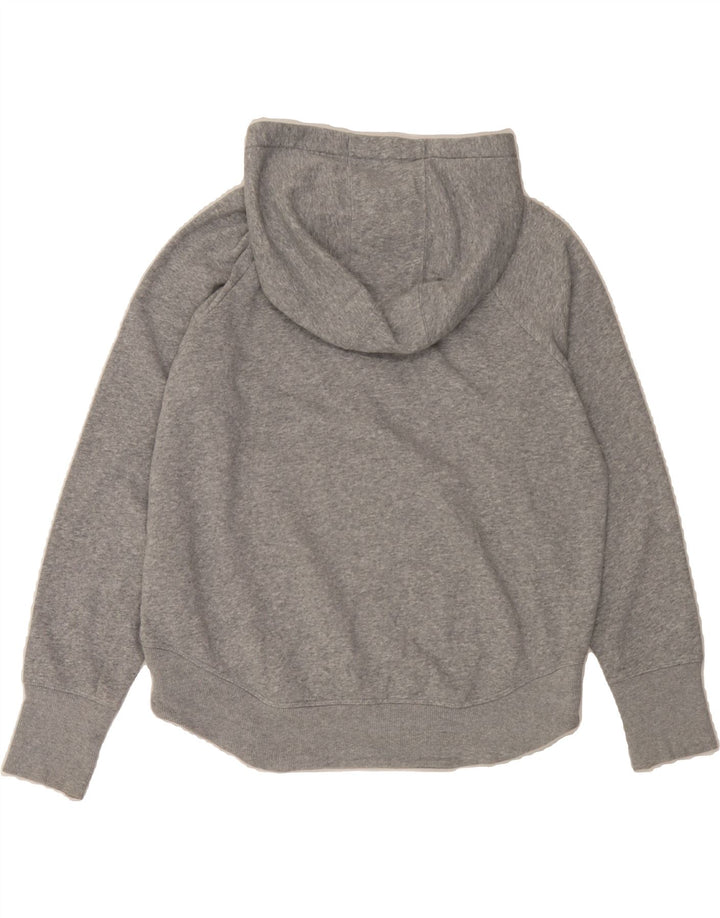 UNDER ARMOUR Womens Oversized Graphic Hoodie Jumper UK 10 Small Grey Vintage Under Armour and Second-Hand Under Armour from Messina Hembry 