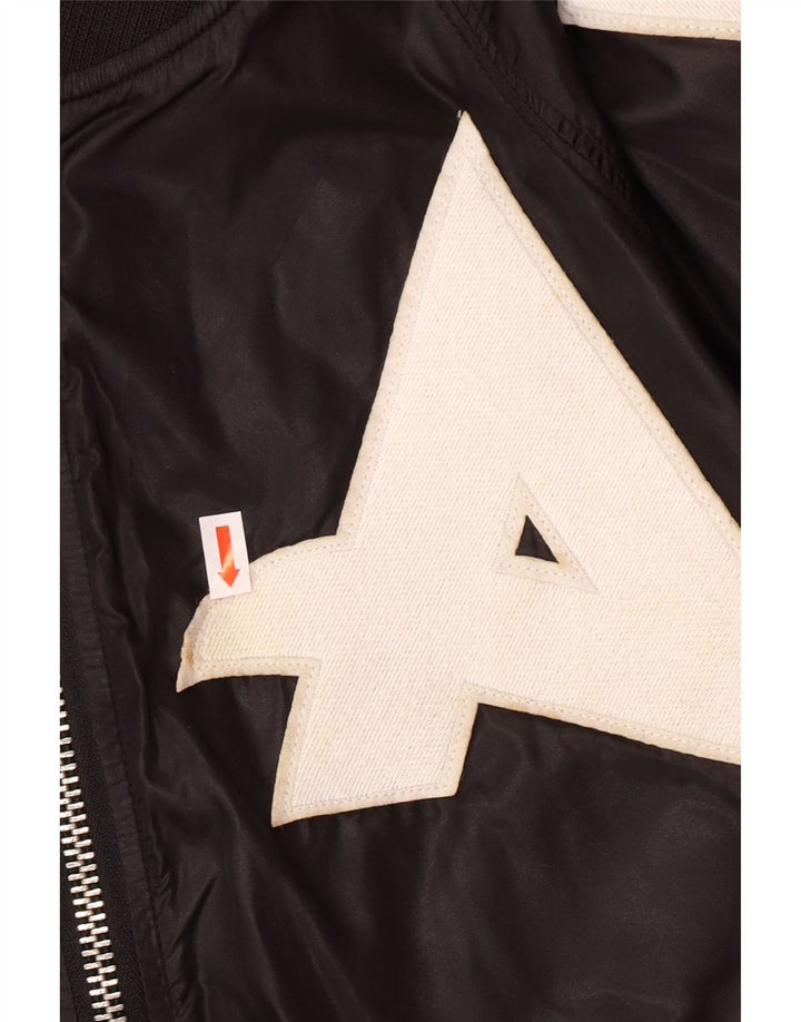 G-Star Herre Graphic Bomber Jacket UK 38 Medium Sort Polyamid