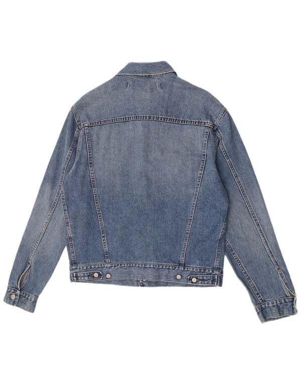 Vintage Herre denimjakke UK 40 Large Blue Cotton