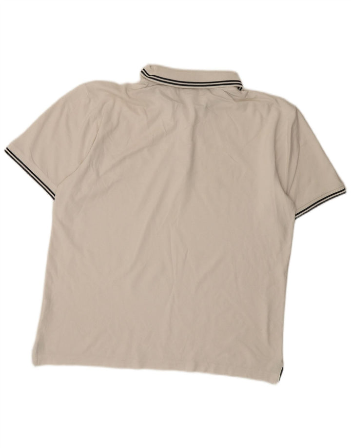 Champion herre poloshirt Medium hvid bomuld