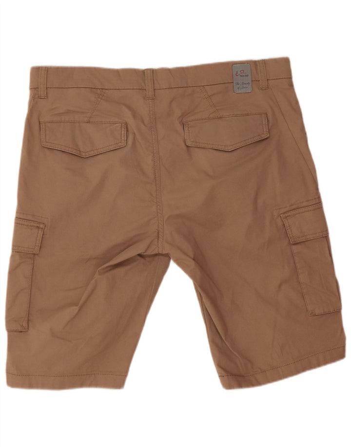 Yes Zee Herre Cargo Shorts W33 Medium Beige Bomuld