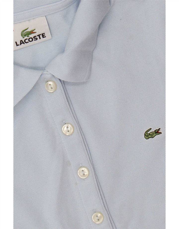 Lacoste Dame Polo Shirt Størrelse 38 Medium Blå