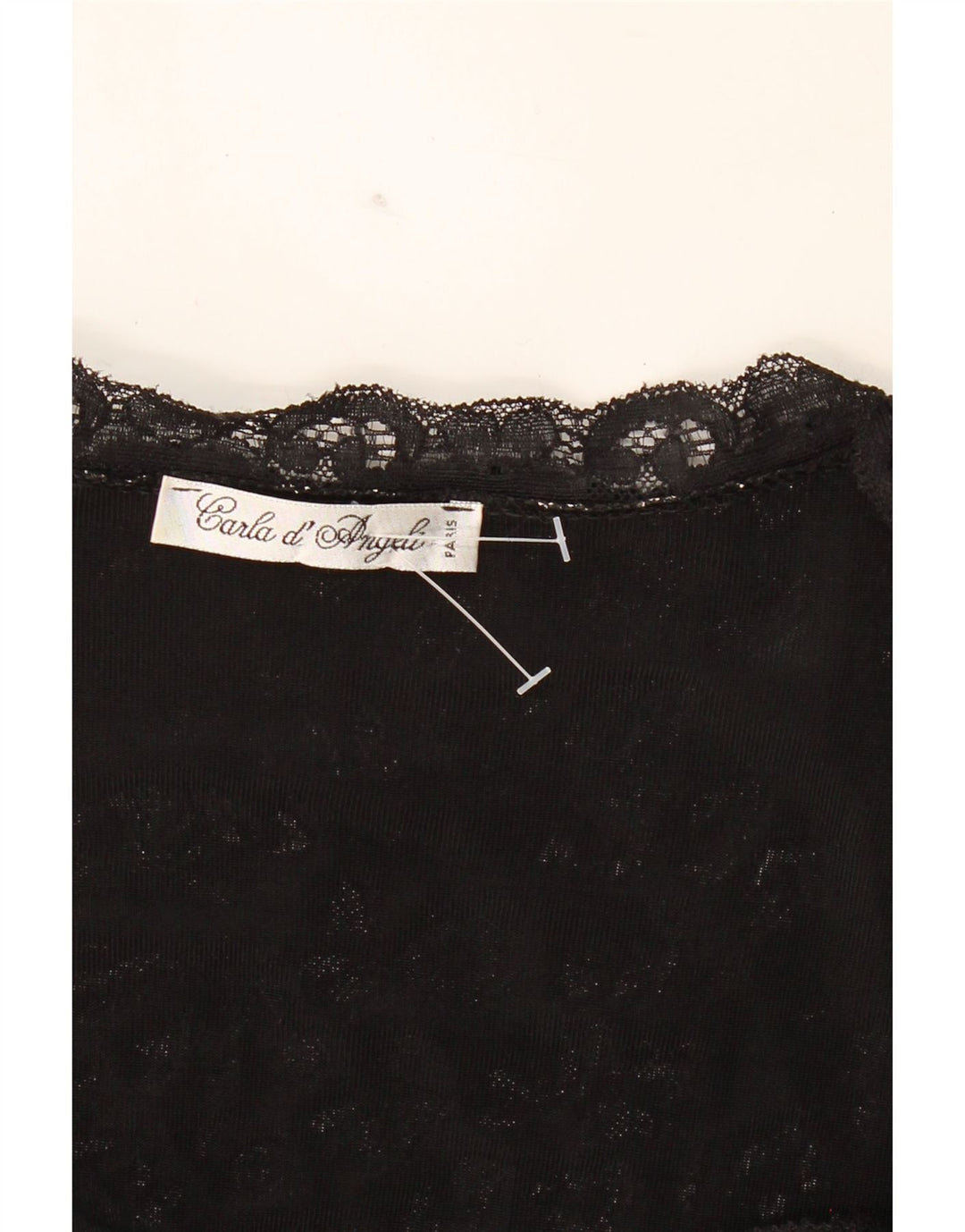 VINTAGE Womens Abstract Pattern Shirt Blouse UK 14 Medium Black Acetate Vintage Vintage and Second-Hand Vintage from Messina Hembry 
