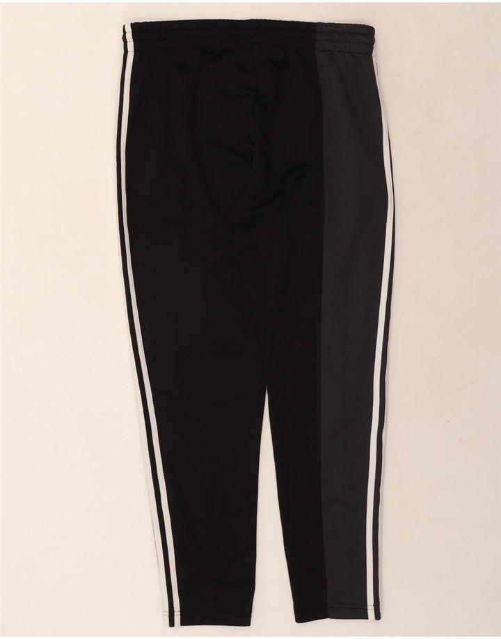 Adidas træningsdragtsbukser til kvinder UK 16/18 Large Black Colourblock Polyester