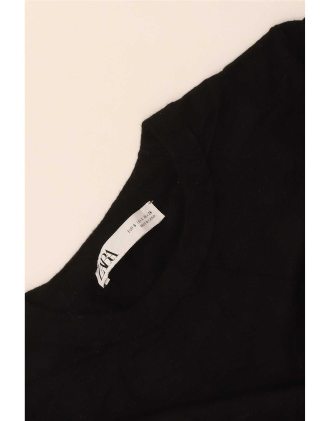 Zara Dame sweater med rund hals DK 10 Lille sort