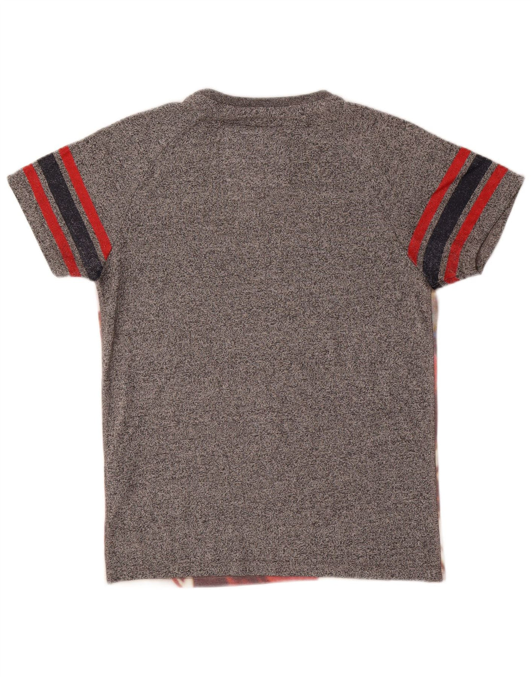 Superdry Herre grafisk T-shirt Top mellemgrå bomuld