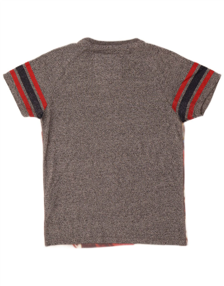Superdry Herre grafisk T-shirt Top mellemgrå bomuld