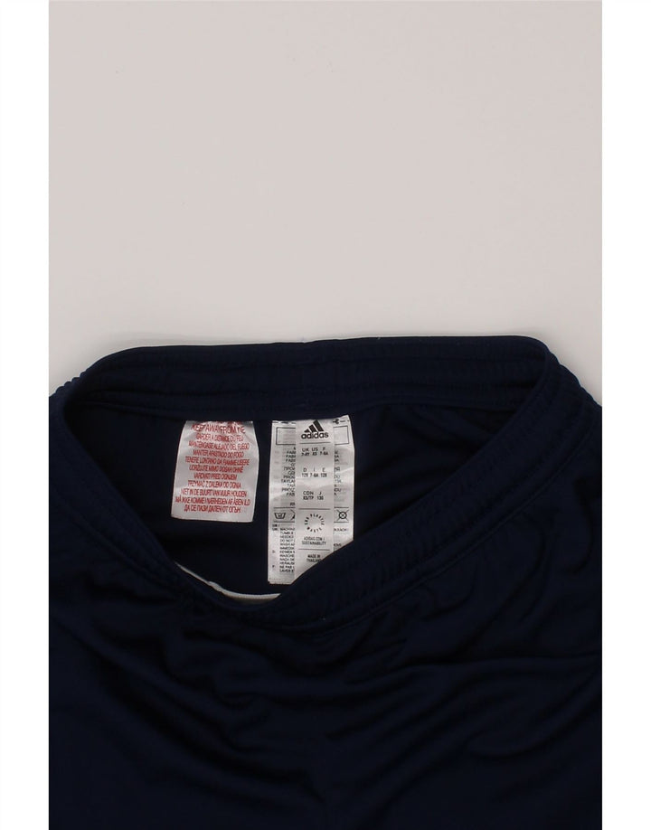 Adidas Boys Aeroready Sports Shorts 7-8 år Navy Blue Polyester
