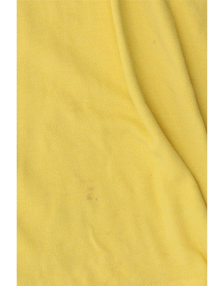 Izod Polo Shirt til mænd XL Gul bomuld