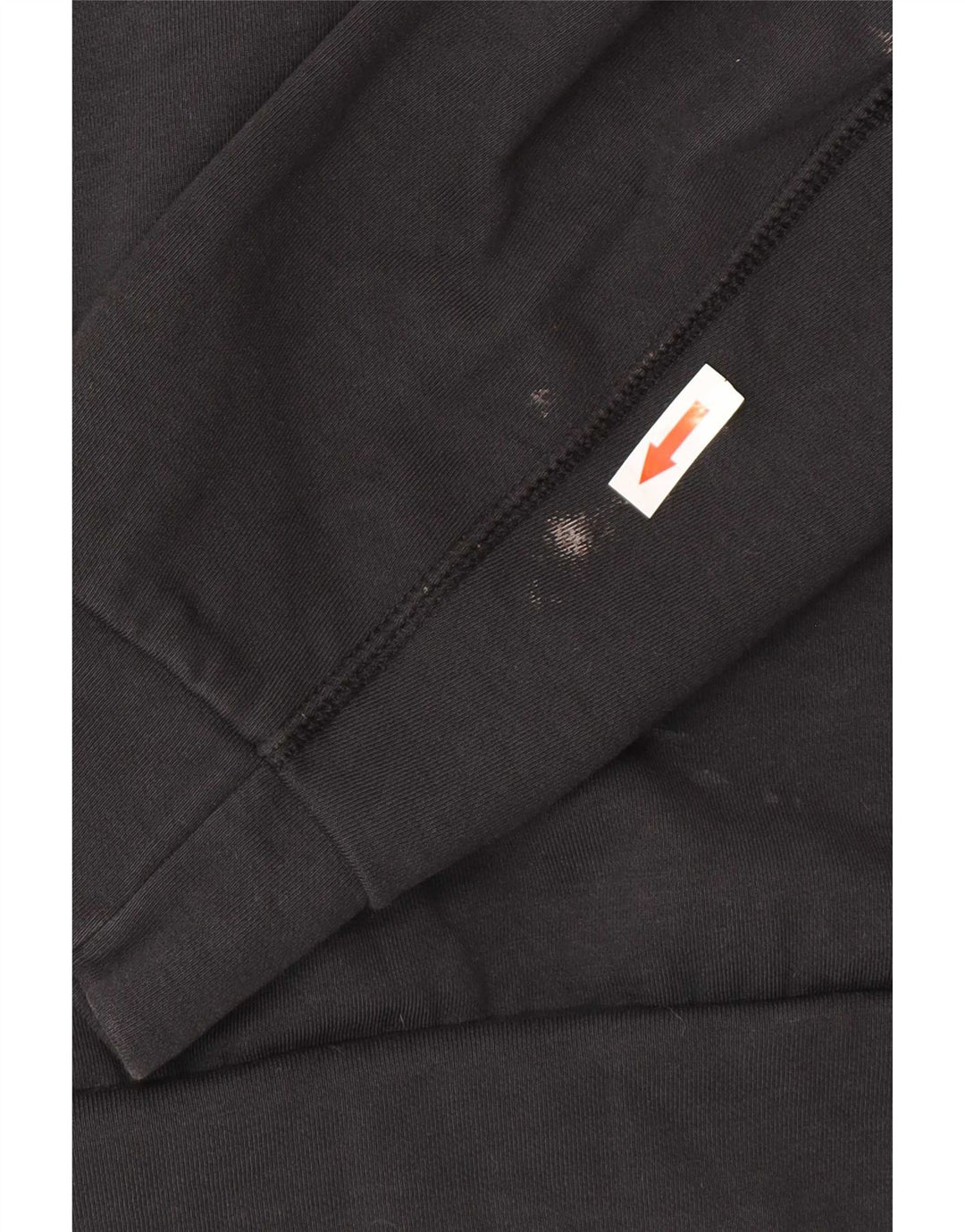 Nike Sweatshirt med lynlås til mænd mellem sort bomuld