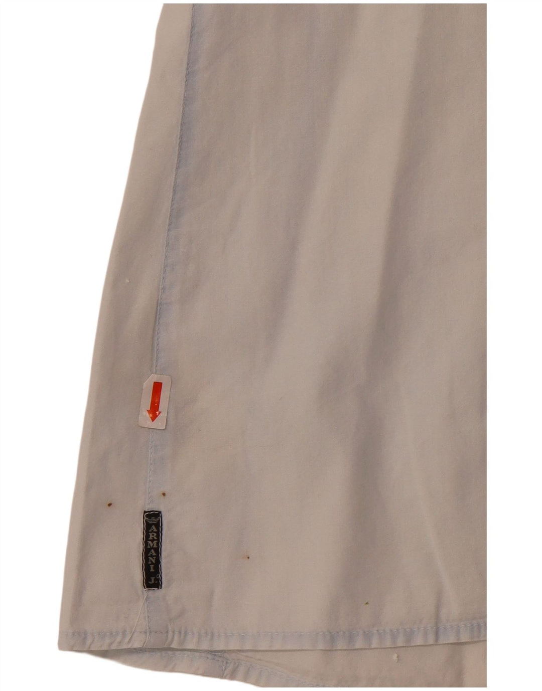 Armani Jeans ærmeløs skjorte til kvinder UK 14 Stor blå bomuld