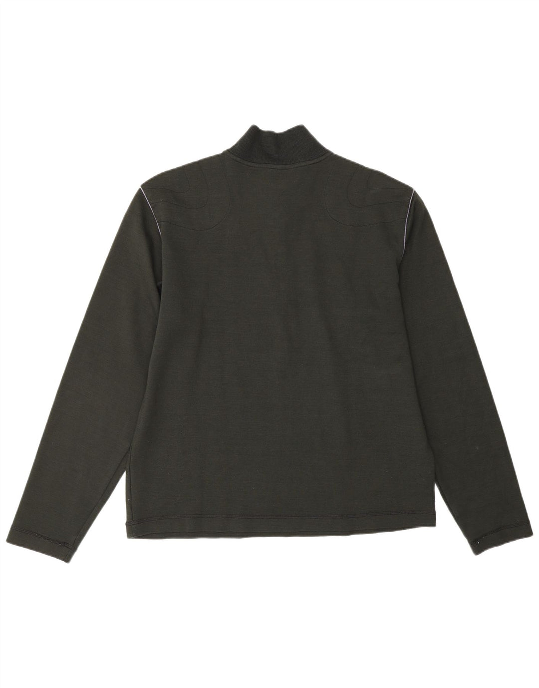 CALVIN KLEIN JEANS Dame Pullover med lynlås-hals Træningsdragt Top UK 18 XL Khaki