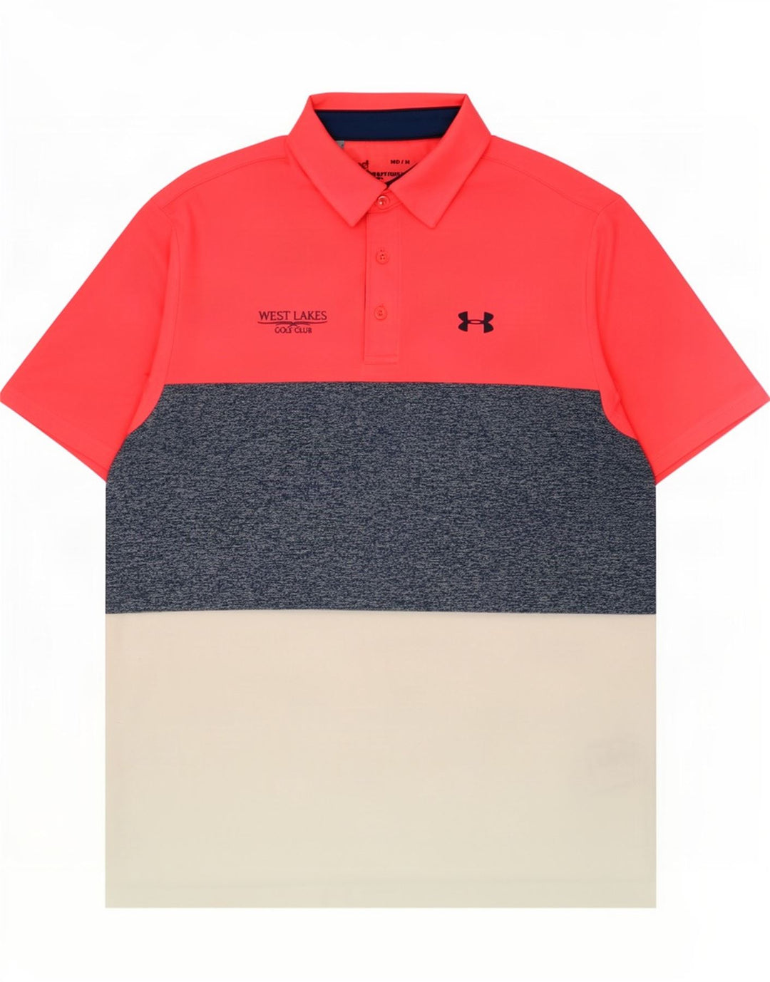 Under Armour Herre Polo Shirt Medium Flerfarvet Colourblock Polyester
