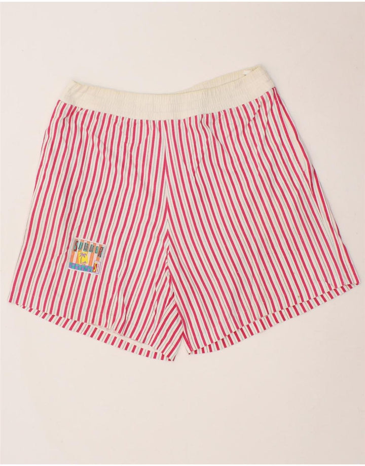 VINTAGE Badetøj til mænd Large Pink Stribet