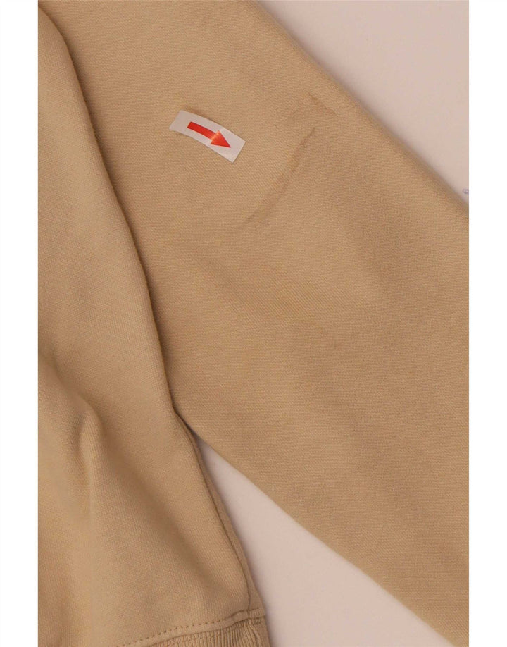 Champion Herre Grafisk Regular Fit Hoodie Jumper Medium Beige Bomuld