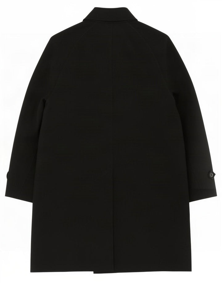 Marks & Spencer Dame Standard Fit Overfrakke UK 16 Large Black Polyester