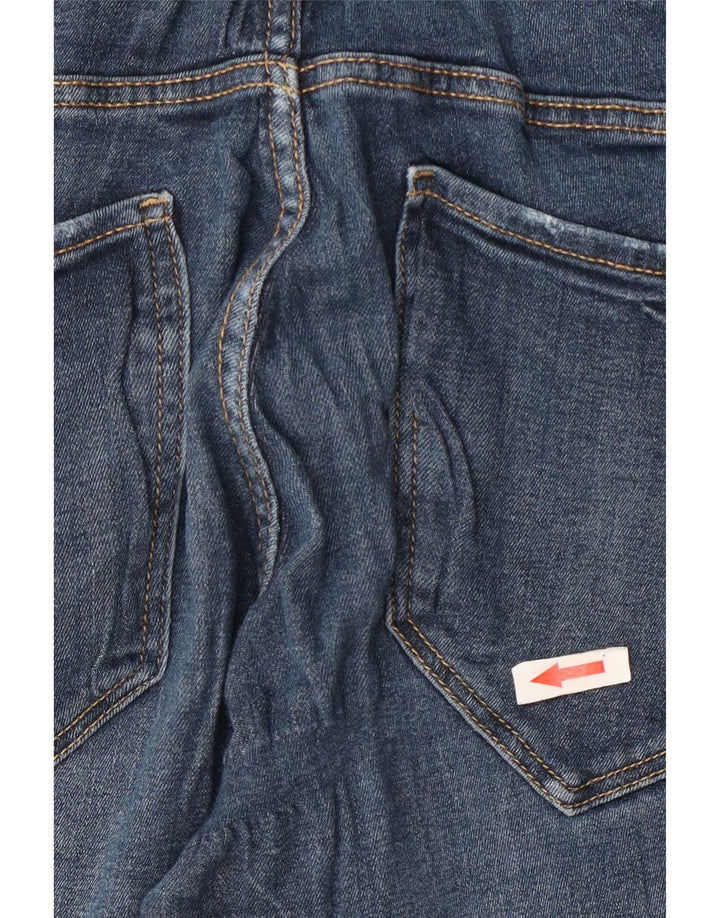Zara Dame Slim Jeans W28 L28 Marineblå