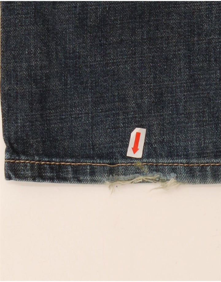 Guess Straight Jeans til mænd W31 L30 Blå Bomuld