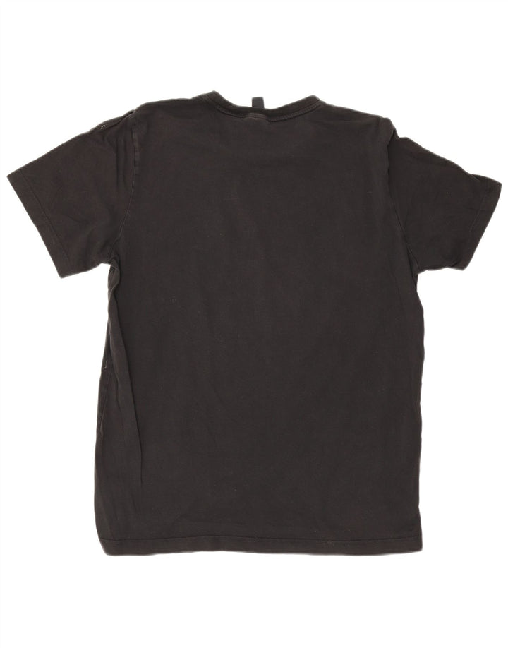 Adidas Grafisk T-shirt top til mænd, stor sort bomuld