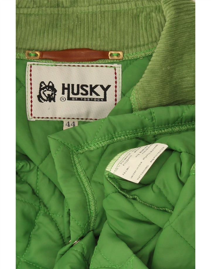 Husky Herre quiltet jakke UK 44 2XL Grøn polyamid