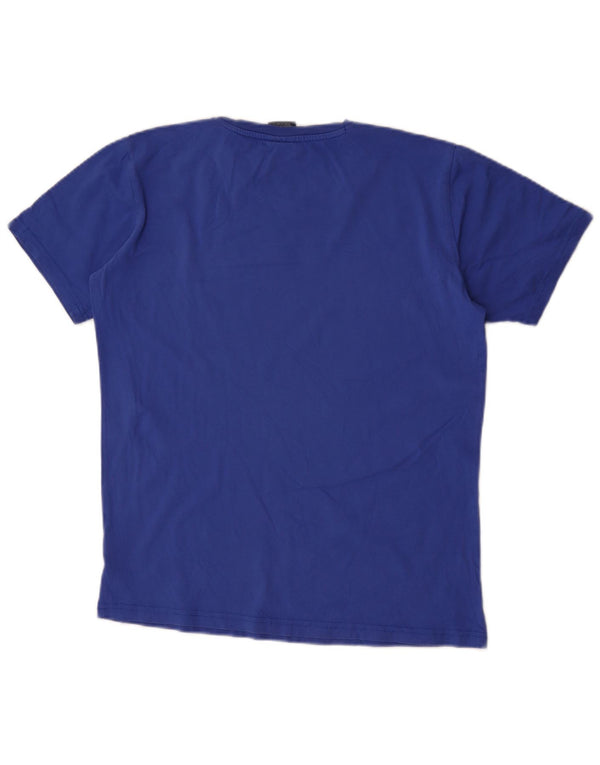 Champion Boys Grafisk T-Shirt Top 15-16 år 2XL Blå Bomuld