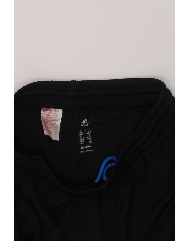ADIDAS Boys Climalite Sport Shorts 11-12 Years Medium Black Polyester Vintage Adidas and Second-Hand Adidas from Messina Hembry 