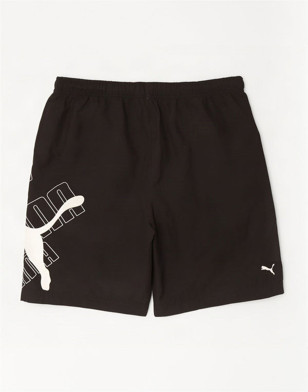 Puma drenge grafiske sportsshorts 15-16 år sorte