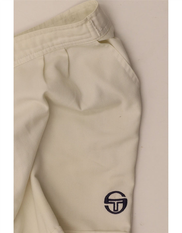 SERGIO TACCHINI Chino Shorts til kvinder W36 Large Off White