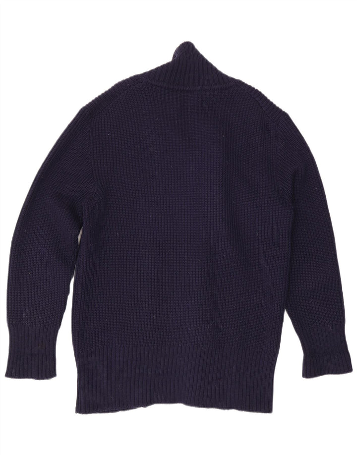 Tino Cosma Herre Cardigan Sweater Large Navy Blue