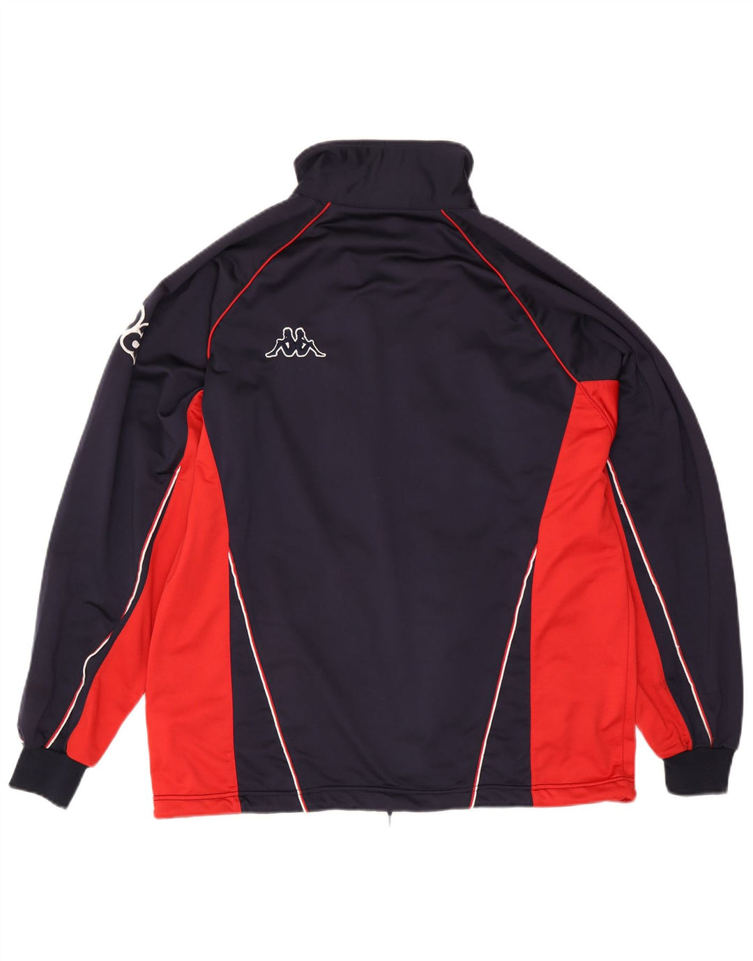 Kappa Herre grafisk træningsdragt Topjakke Stor marineblå farveblok