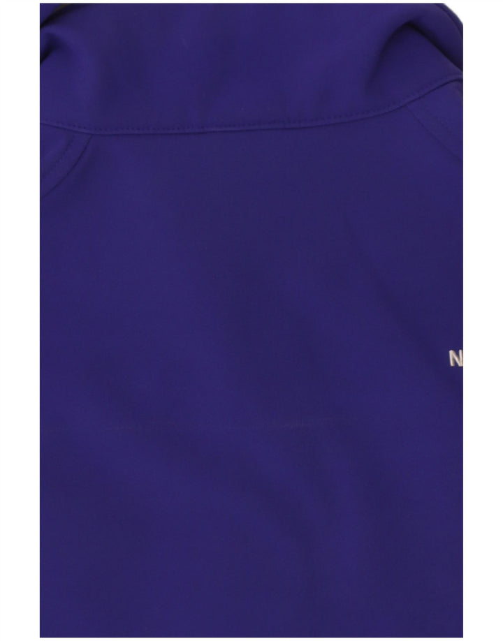 The North Face Dame Windbreaker Jacket UK 14 Medium Navy Blue Polyester
