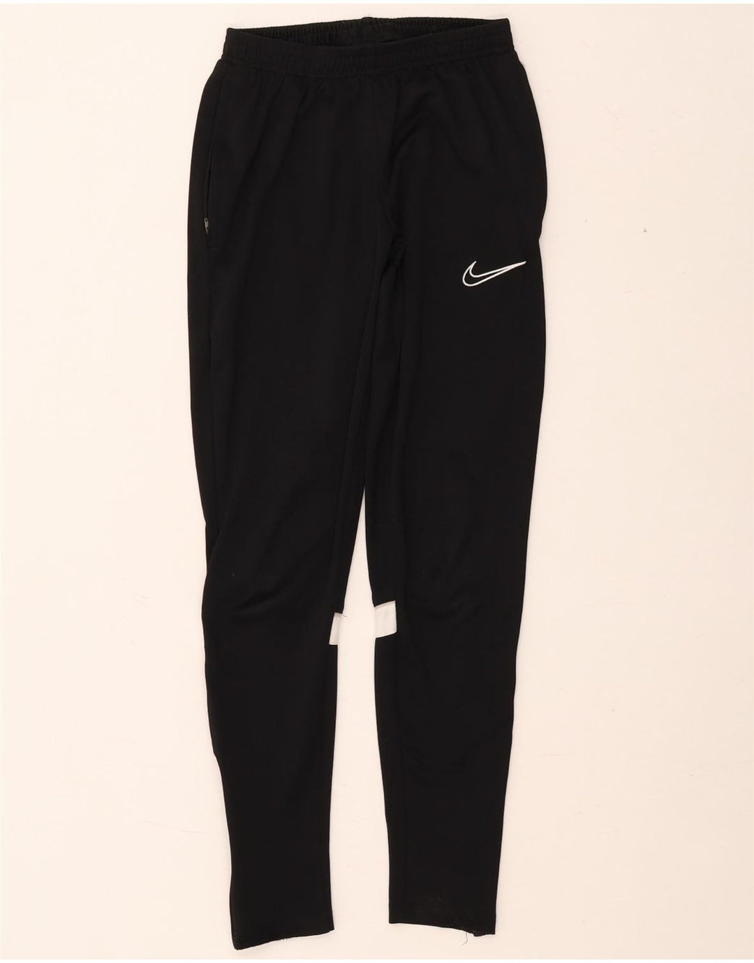 Nike Dame Dri Fit træningsdragt Bukser UK 6 XS Sort Polyester