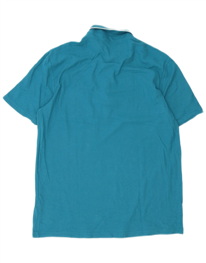 Penguin herre poloshirt XL blå bomuld
