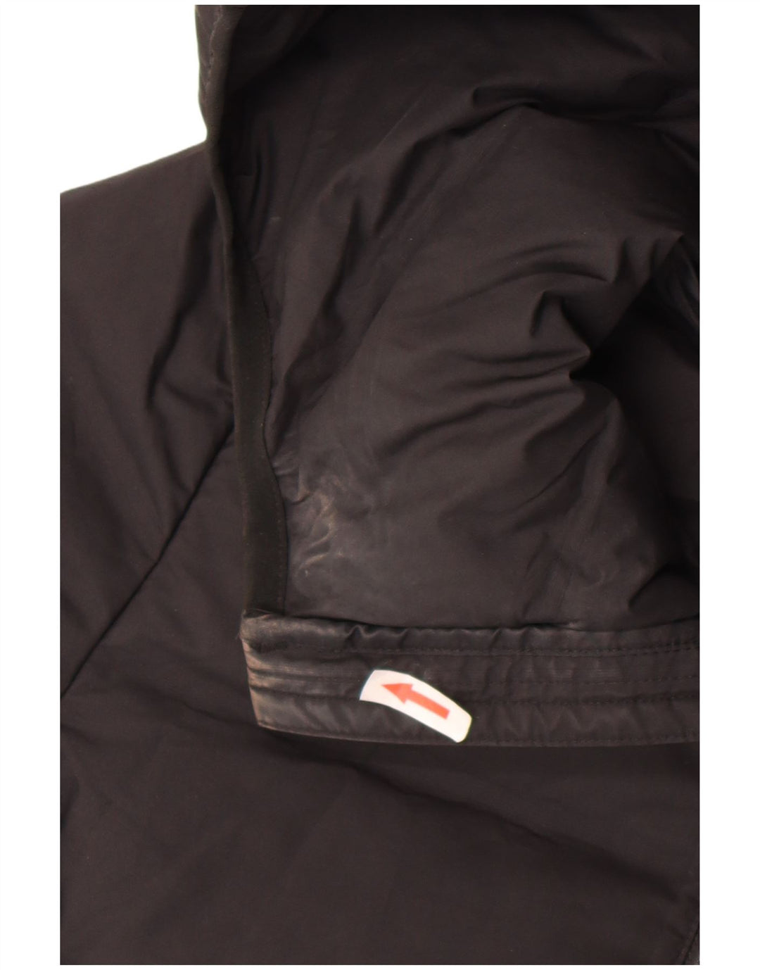 Adidas polstret hættejakke til kvinder UK 4/6 XS sort polyester