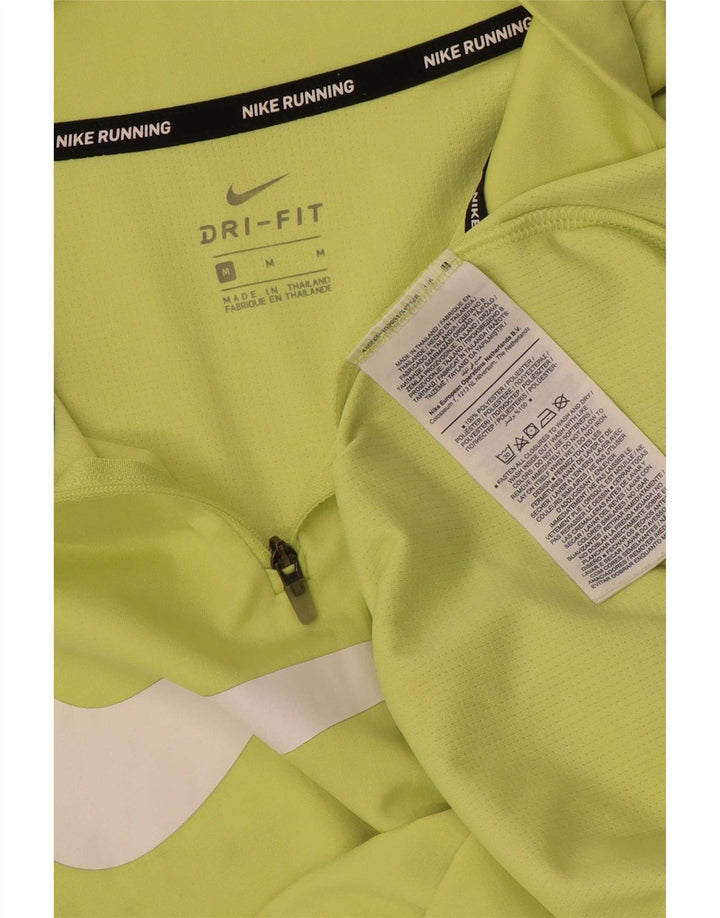Nike Dame Dri Fit Grafisk Pullover Træningsdragt Top UK 14 Medium Grøn