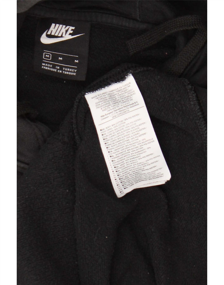 Nike grafisk hættetrøje til mænd mellem sort bomuld