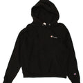CHAMPION Womens Hoodie Jumper UK 16 Large Black | Vintage Champion | Thrift | Second-Hand Champion | Used Clothing | Messina Hembry 