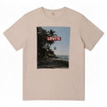 Levi's Herre Grafisk T-Shirt Top Stor Hvid