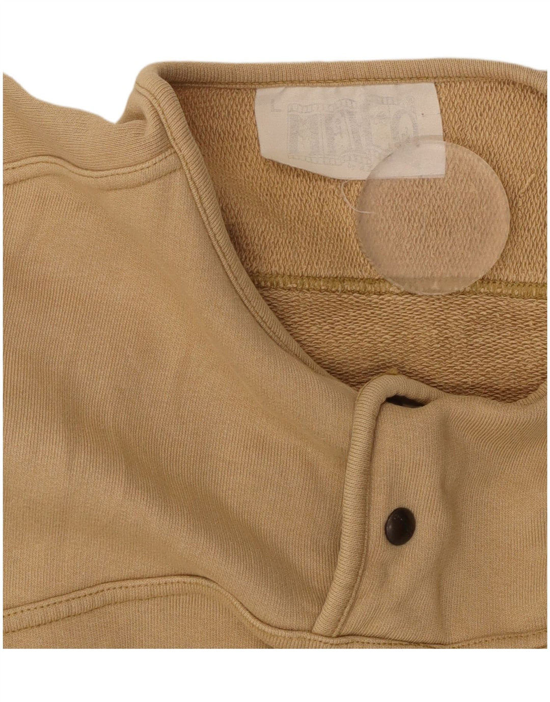 VINTAGE Dame Sweatshirt Jumper UK 16 Large Beige