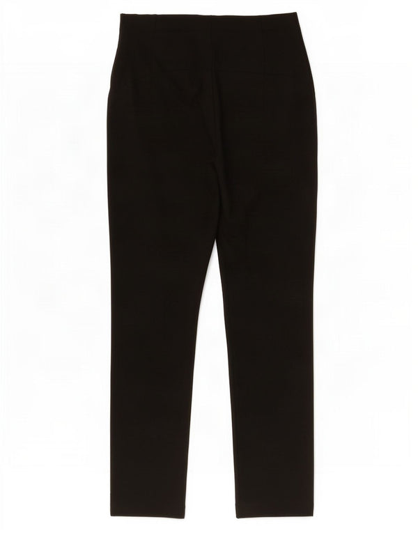 Zara Kvinders Højtaljede Tilspidsede Casual Bukser XS W24 L28 Sort
